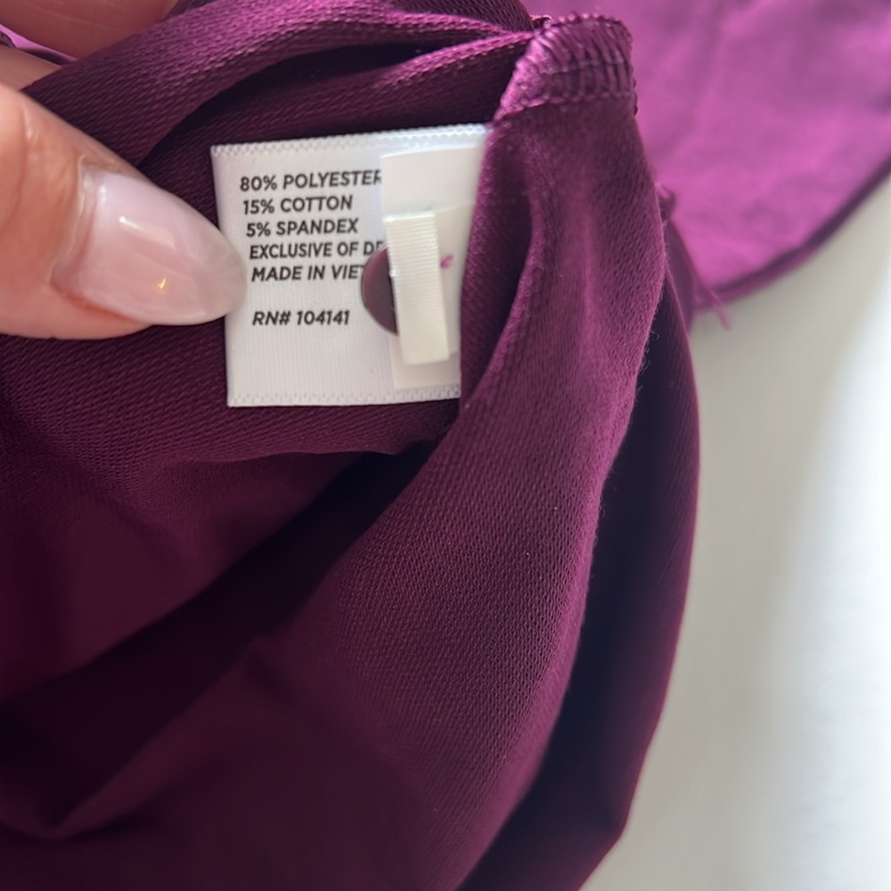 NWT Walter Hagan Clubhouse Long Sleeve Polo in Beet - Picture 8 of 9